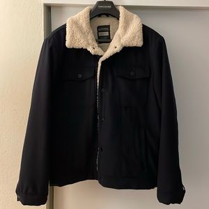 Scotch & Soda Fleece Trucker Jacket